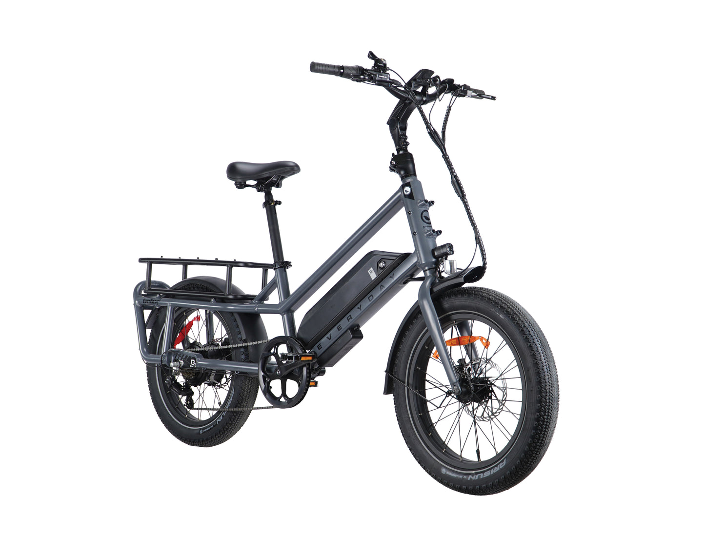 Satin Grey Everyday EverEasy electric cargo bike