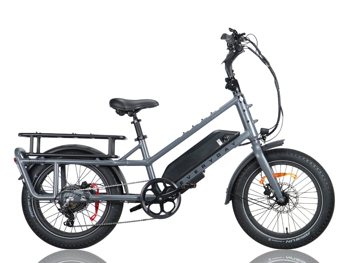 Satin Grey Everyday EverEasy electric cargo bike