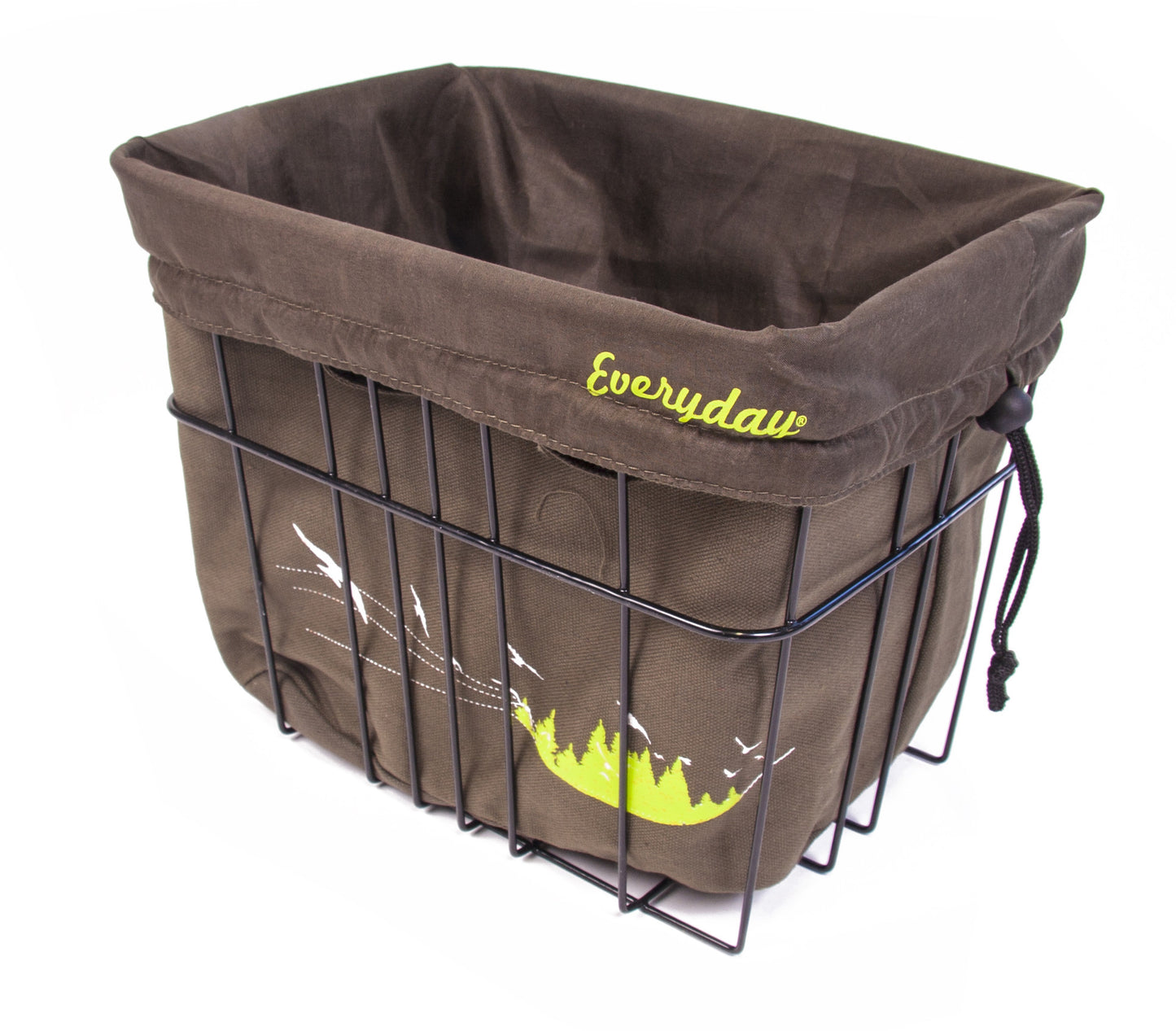 Wire Basket with removable cloth bag